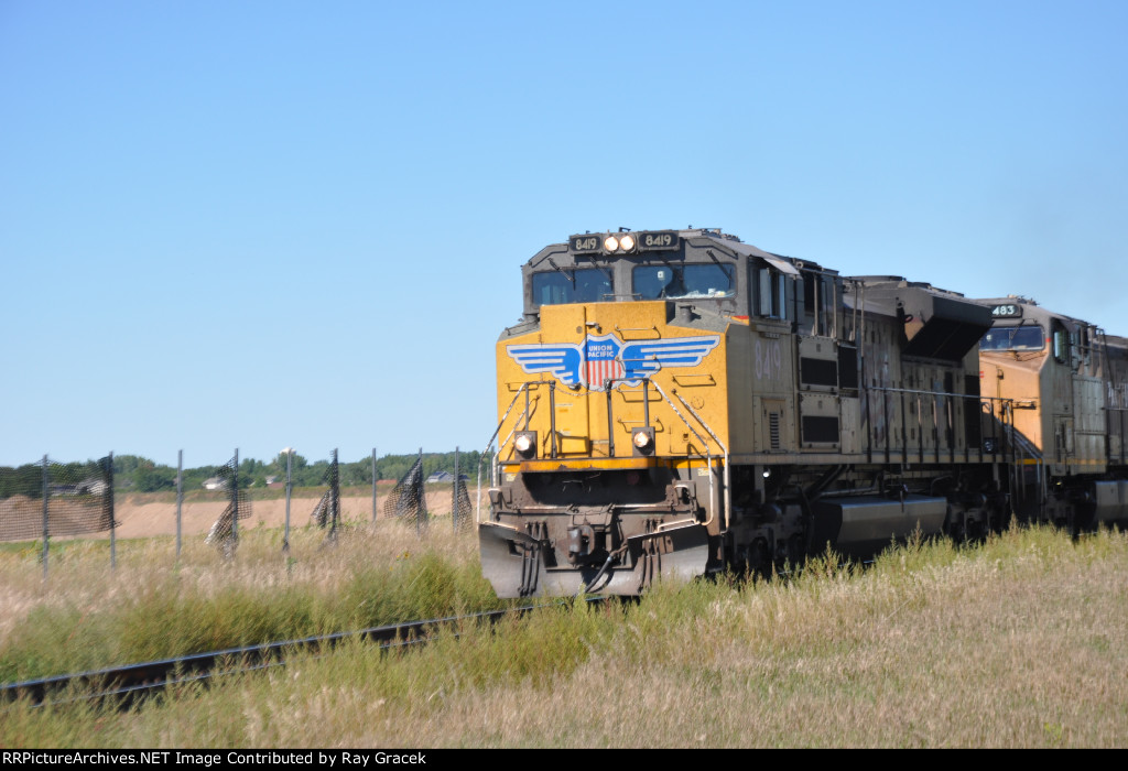 UP 8419 SB Manifest